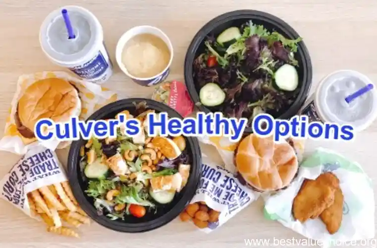 healthiest culvers food