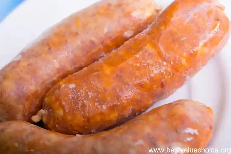 how long is frozen sausage good for