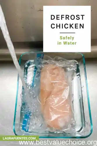 how long to defrost chicken wings in water